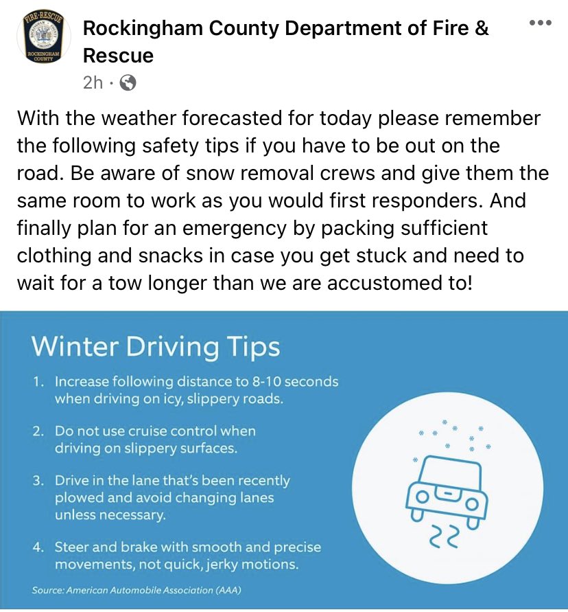From Rockingham County Fire & Rescue via Facebook. https://t.co/FyMpSEr6LN