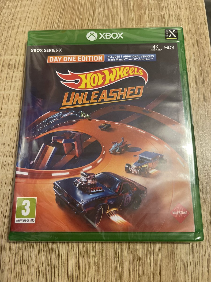 sizzsarz's tweet photo. GIVEAWAY ⚡️

Want to win a copy of Hot Wheels Unleashed 🔥 for the Xbox Series X? 

Simply -
Follow @sizzsarz 
Like/RT

UK entries only please! 
Winner will be drawn 23/1/2022
Good luck! 

#Giveaway https://t.co/a9Pgj5Wo7w