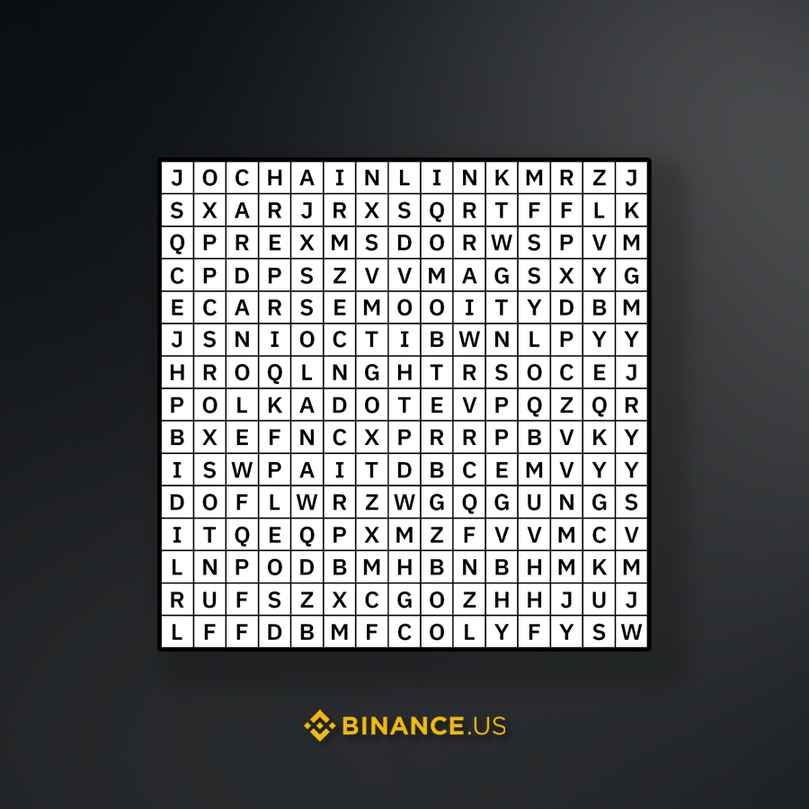 BinanceUS's tweet photo. What #cryptocurrencies can you find?

Let us know if you can find all seven 🧐👇 https://t.co/UI188frlZF