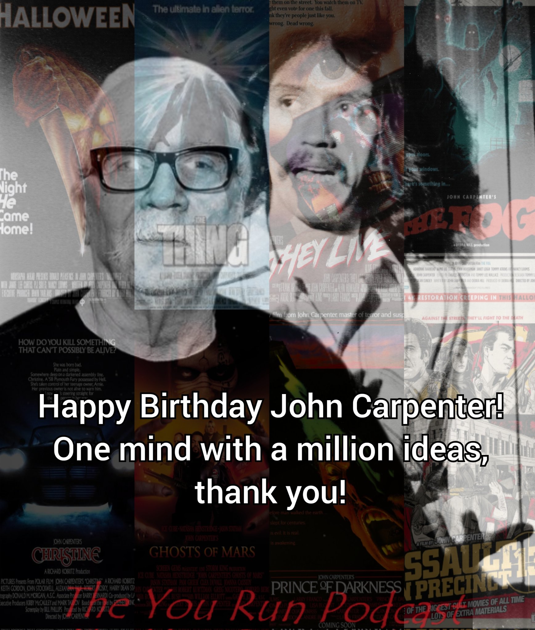 A masterful director and visionary film maker! 

Happy Birthday John Carpenter 