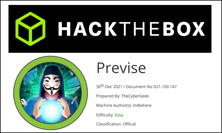 Saurabh58728091's tweet photo. Just completed the walkthrough for "previse" box from https://t.co/57Rd3AJErC Even though difficulty is easy some parts were critical. Got learnings about EAR vulnerability plus quick refresher on password cracking and path hijacking. #hackingIsFun https://t.co/ZWrO8XRpl3