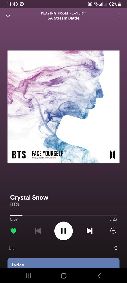 BTSARMYNp_'s tweet photo. Last song for tonight!

CRYSTAL SNOW 😭💜

@BTS_twt
#StreamBattleNP 
#InterSAStreamBattle https://t.co/MHivc5EHob