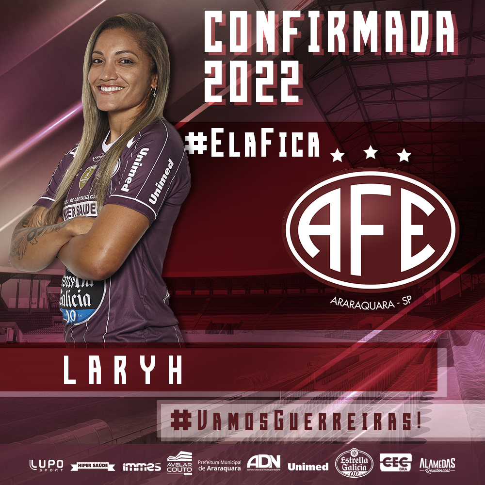 guerreirasgrena's tweet photo. 🚂📄✍
Guerreira confirmada para 2022 ✅

A atacante Laryh, que ajudou as Guerreiras a conquistar o bronze da Libertadores 2021, está confirmada para mais uma temporada com o manto grená!

Vamos, Guerreiras!

#GuerreirasGrenás #MaisQueUmTime https://t.co/oZAQAl9V1D