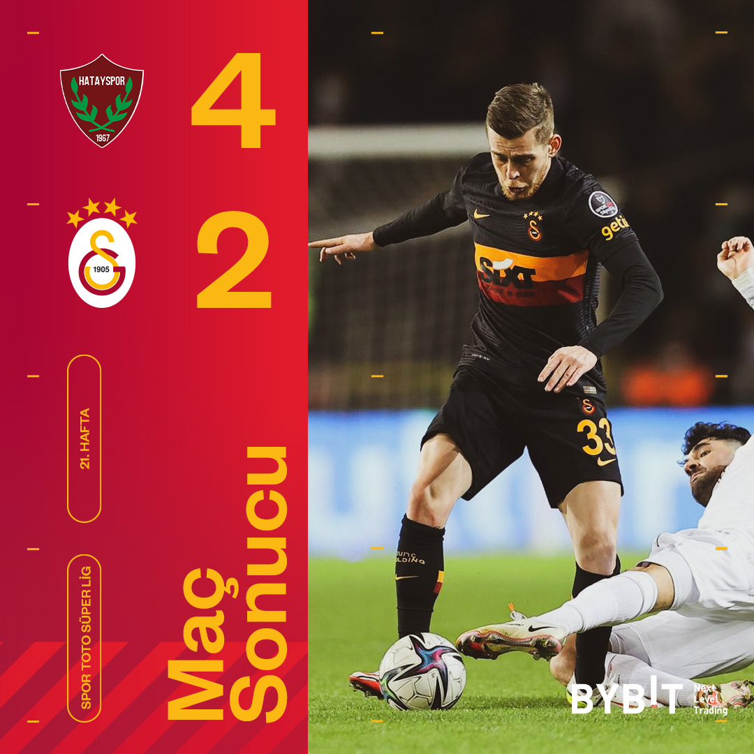 Galatasaray, Hatayspor'a Deplasmanda 4-2 Kaybetti