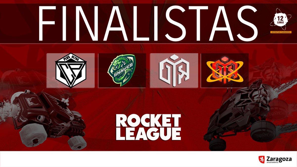 CierzoEsports's tweet photo. Ya conocemos a los otros 4 finalistas que lucharán el próximo domingo por la victoria de la #12LunasCup
¡Enhorabuena a DMK, Nuclear Snakes, CP Gang y DMK Caos!
@DnceMnk @SnakesNuclear https://t.co/3GHYRmbJbg