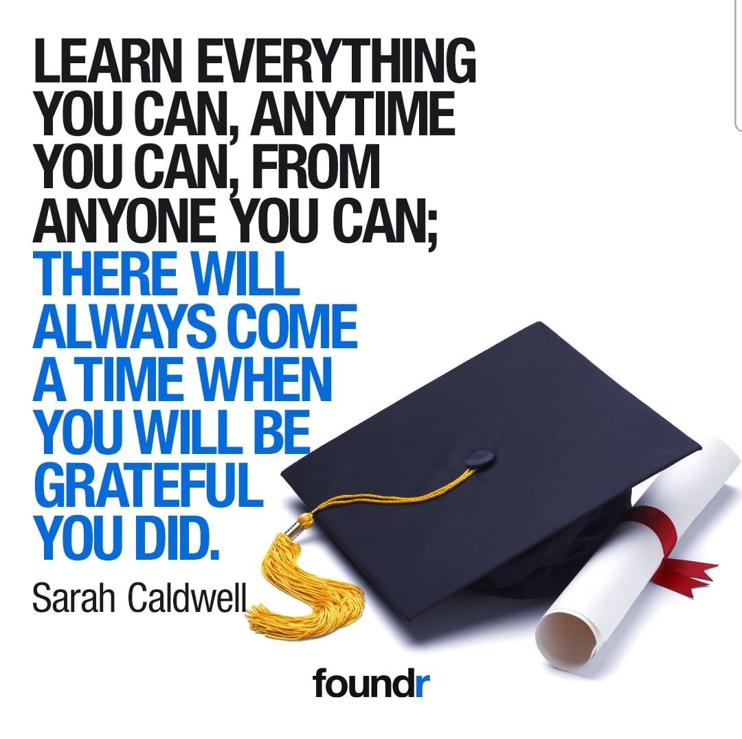 Wise words...