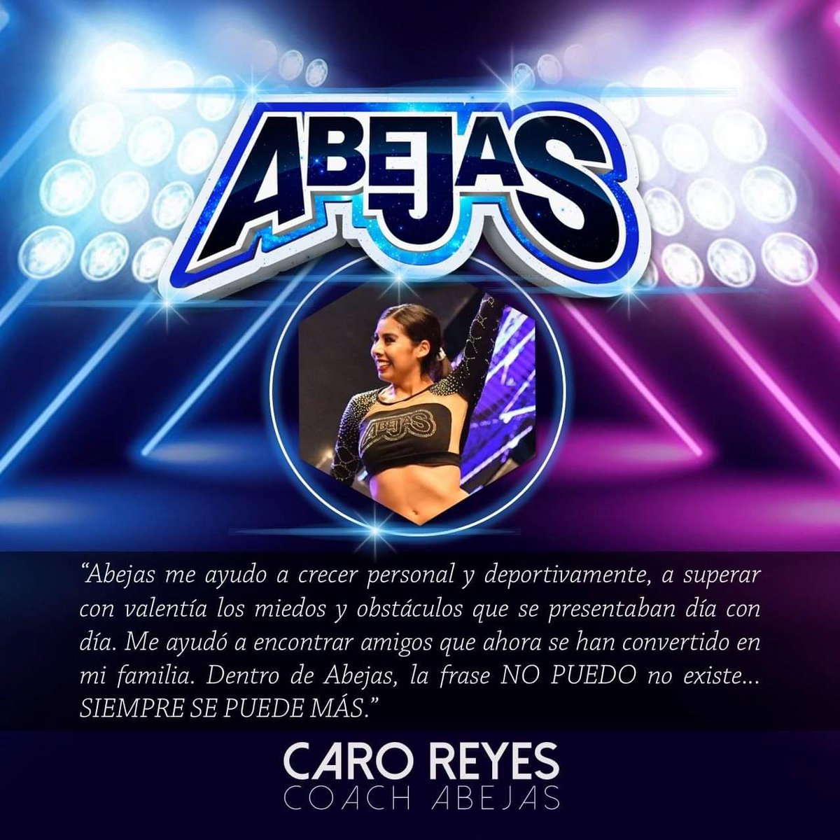 AbejasAllStars's tweet photo. CARO nos comparte su experiencia dentro de ABEJAS 💙 https://t.co/5mEtsITkDg