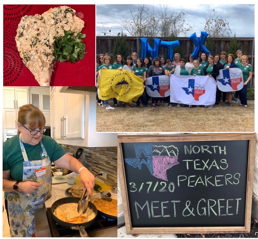#PeakStreak2022 has special meaning to the <a href="/NTXPeakers/">North Texas (NTX) Peakers</a> This was our last pre-pandemic get together in March 2020 and the Creamy Lime Chicken was a hit! ❤️