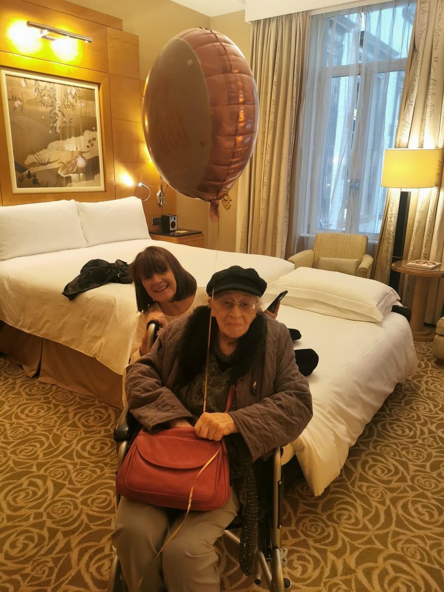 Great weekend at the Savoy celebrating my mums 91st birthday. What a fab hotel!!! She loved it.