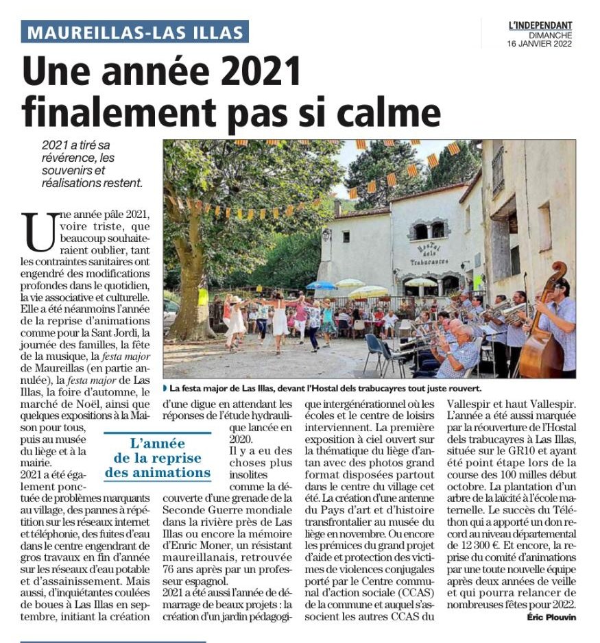 trabucayres's tweet photo. Un bel article d'Eric Plouvin dans l'Indépendant de ce jour met en valeur l'Hostal, qui fait l'actualité cette année : réouverture en juin, co-organisation de la festa major sur las Illas, passage des 100 Miles...

#maureillas #lasillas #auberge #ceret #restaurant #trabucayres https://t.co/2NwZGKwETD
