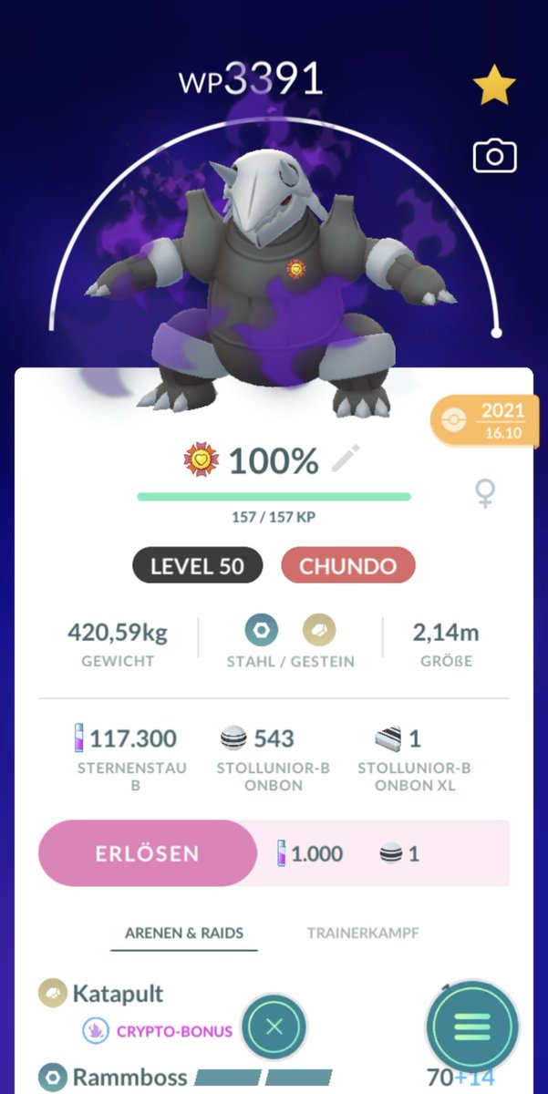 MisterStolloss's tweet photo. Einfach perfekt v2.0 #PokemonGO https://t.co/UySgkJPS3A