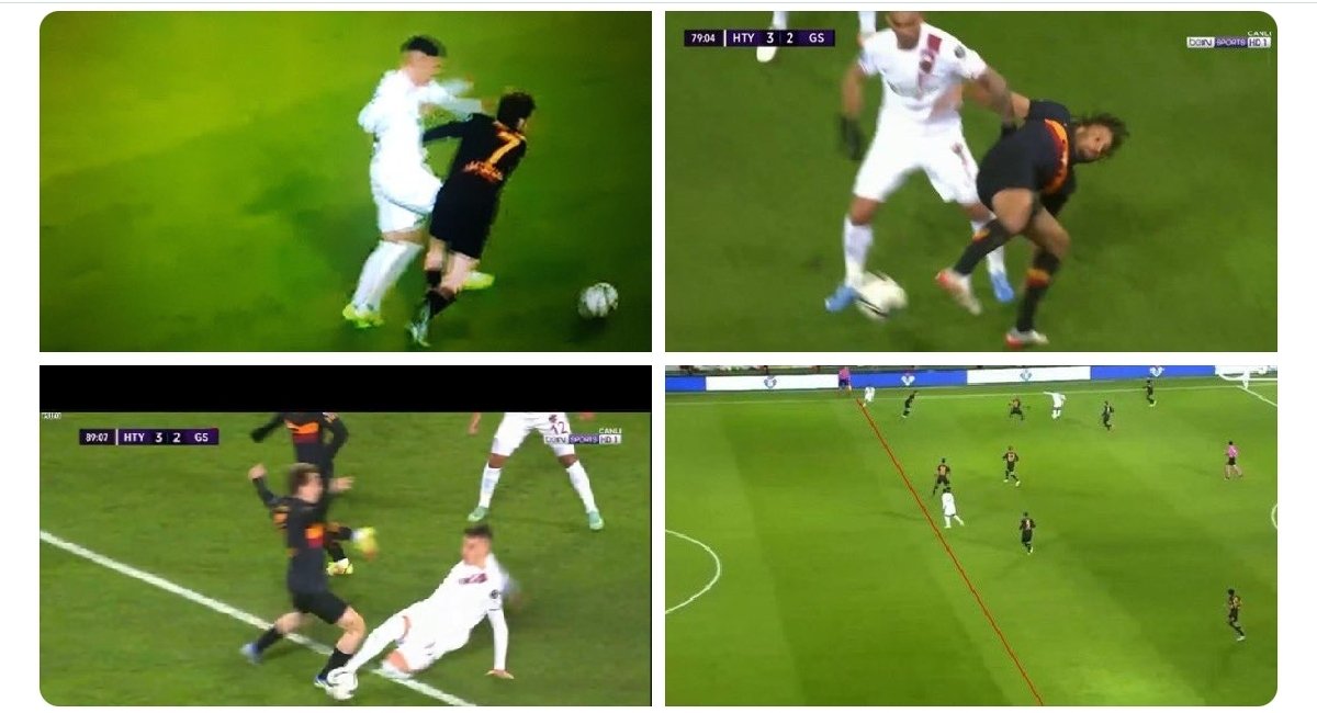 Şu pozisyonlara çalmayan hakeminde bu hakemleri atayan mhk nında aq #TFFGalatasarayYıkılmaz