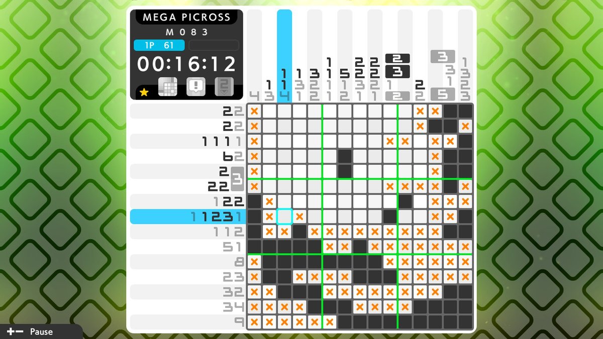 #Picross #PicrossS3 #NintendoSwitch