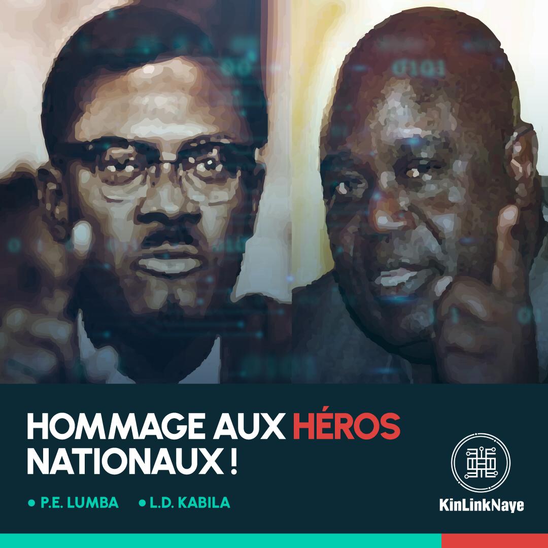 KinlinkNaye's tweet image. Les dates du 16 et 17 Janvier sont sacrées pour la RDC 🇨🇩et pour l'Afrique 🌍. 

Étant une plateforme Africaine, #KinLinkNaye rend hommage aux héros, Patrice Emery LUMUMBA et Laurent Désiré KABILA : ces visages qui ont fait preuve d'une dévotion profonde pour la nation.