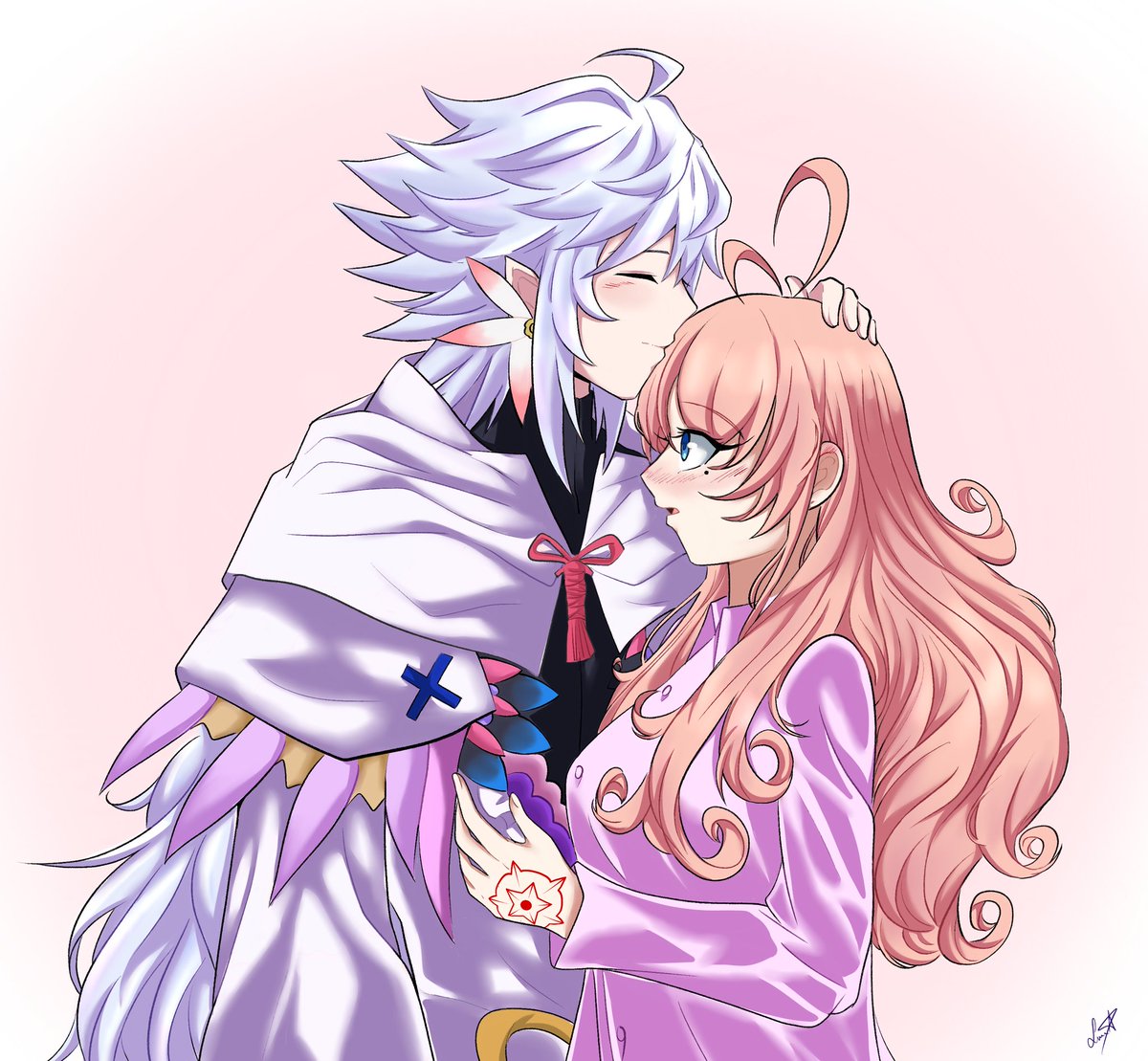 MagiLuna_'s tweet photo. Goodnight My Lady🌹💗~
#fgo #マーリン #fgomerlin #masteroc #originalcharacter https://t.co/KCyRbEuwCW