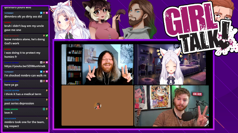 GTPodLive's tweet photo. ✨ THE GIRL TALK PODCAST IS LIVE ✨

Come hang with me, @TylerDOE10, and our special guests @dietweebs and @quiat47 (who may or may not be the same person idk)

https://t.co/MTfwpCONr7 https://t.co/lSXbaU7rrM