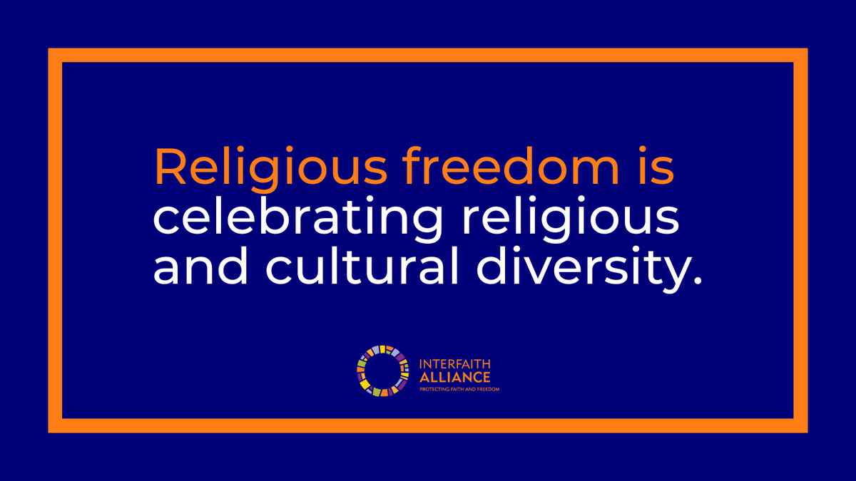 intrfthalliance's tweet photo. #ReligiousFreedomIs a democracy that reflects and celebrates the diversity of our communities. https://t.co/ewR1IVvpc8