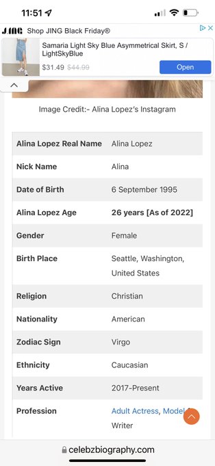 Ive seen a ton of model bios of me that are embarrassingly inaccurate but I have NEVER seen someone say