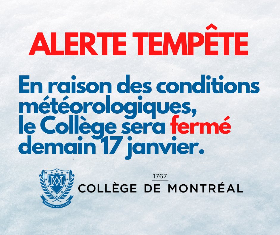 Collège de Montréal tweet media