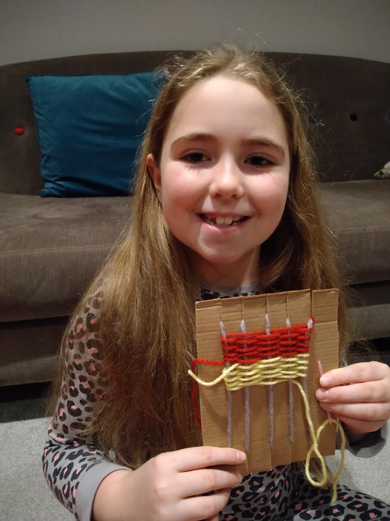 r_burby's tweet photo. Inspired by Friday's lesson, we're having a quick go at some weaving this evening. @OWPSgiraffes https://t.co/d3TUqJiVVo
