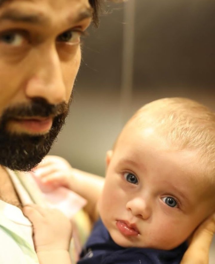 Masumaakhter7's tweet photo. Sufi is celebrating dadda's birthday first time 
The happiness &amp; the celebration will be double. 
Can't wait to see our little Sufu wishing his dadda a very Happy birthday 

#HappyBirthdayNakuulMehta https://t.co/Y3tHnMRjoB