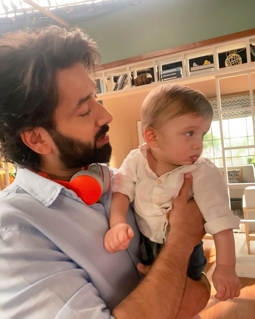 Masumaakhter7's tweet photo. Sufi is celebrating dadda's birthday first time 
The happiness &amp; the celebration will be double. 
Can't wait to see our little Sufu wishing his dadda a very Happy birthday 

#HappyBirthdayNakuulMehta https://t.co/Y3tHnMRjoB