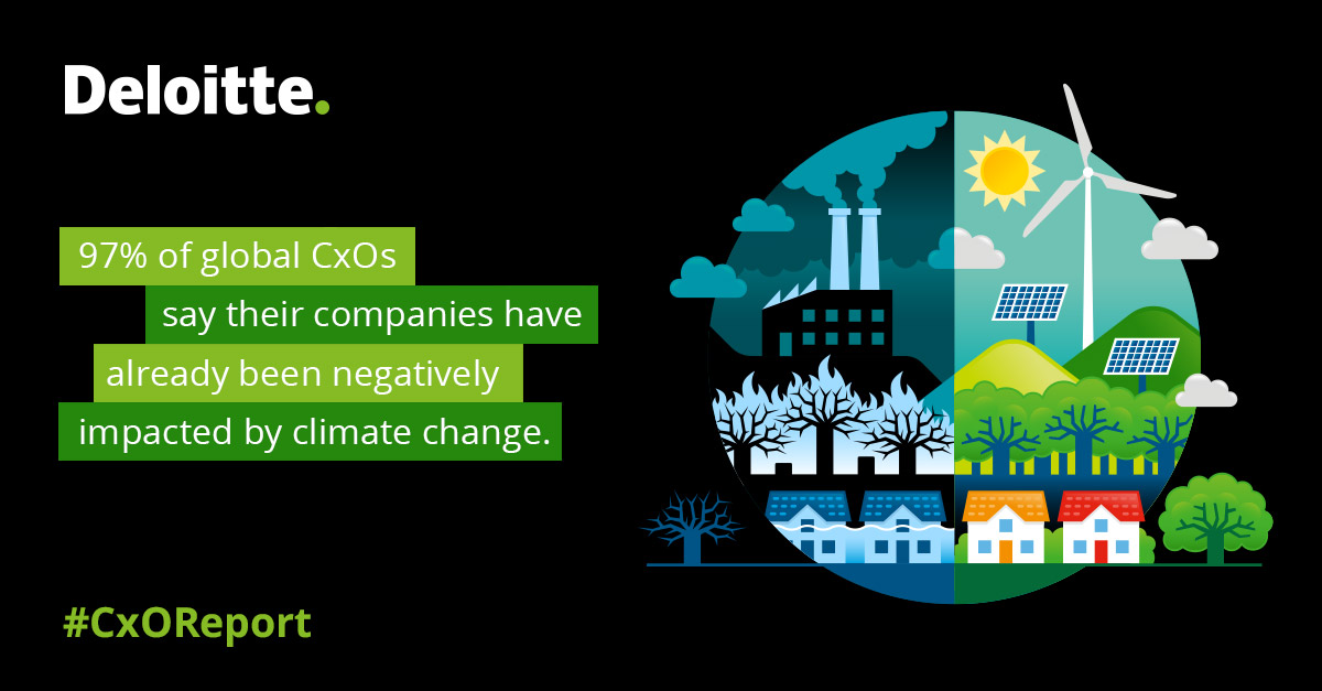 What do today’s business leaders have to say about the intersection of #BusinessAndClimate? Find out in Deloitte’s 2022 CxO Sustainability Report, available 18 January. #CxOReport