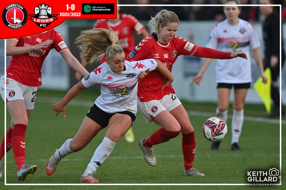 KGtopsnapper's tweet photo. Gallery from @CAFCWomen v @LewesFCWomen 
The #addicks taking the points thanks to a first half goal from Elise Hughes.

https://t.co/e3MAY6Kk1d

#cafc #Addicks #SandgaardEra #CleanSheetWin #CharltonFamily #charltonwomen #UTA #FAWC https://t.co/NKyK98Iex5