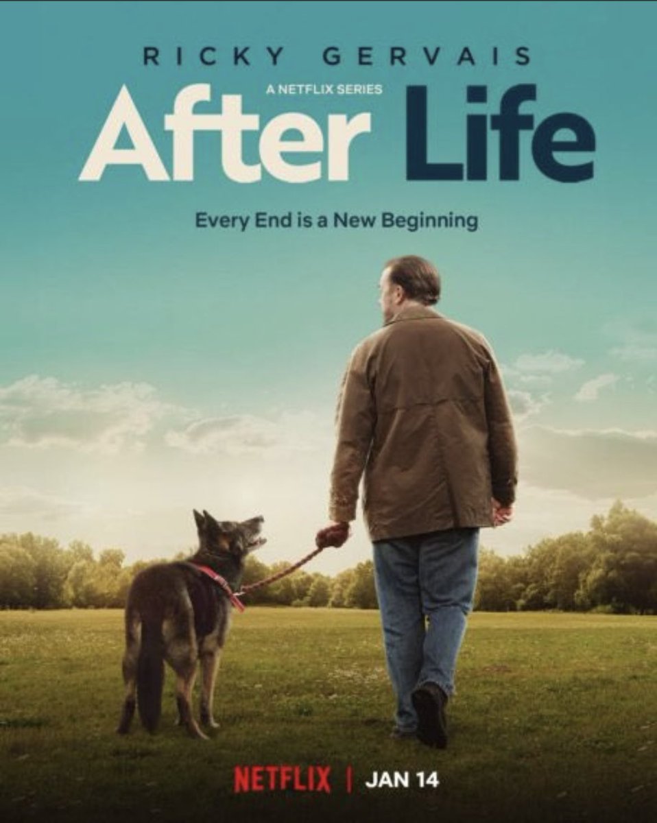 If you haven’t watched #Afterlife you need it in Your life! <a href="/rickygervais/">Ricky Gervais</a> personifies How to be a decent human being.Inspirational viewing that will make you realise how short life is, how to be a better person.Absolutely brilliant series and finished on the most poignant message