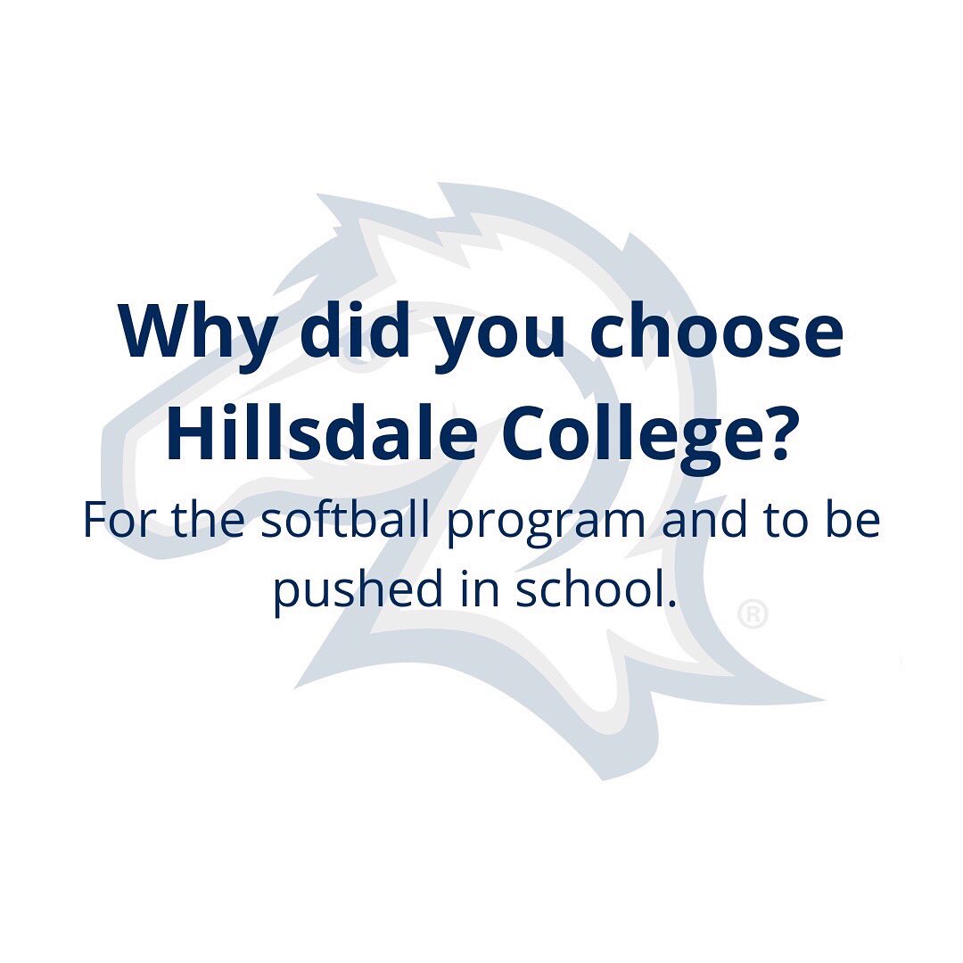 Hillsdale College Softball tweet media