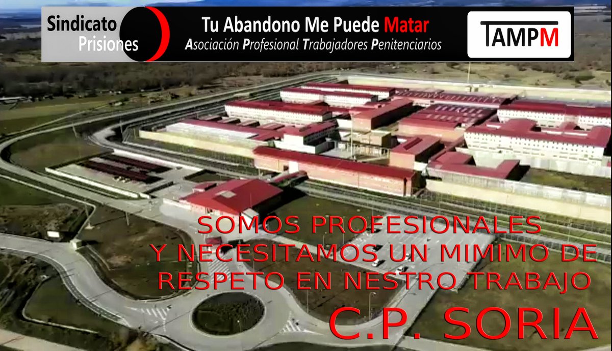 Tres meses  del  C.P. SORIA y sumando problema, como la falta de médico y ATS. La respuesta por parte de la dirección cuestionar y perseguir a sus trabajadores culpabilizándoles de todo mal
#sosprisiones,#tuabandonomepuedematar
#sosprisiones <a href="/sorianoticias/">Soria Noticias</a>
<a href="/desdeSoria/">desdeSoria</a>
<a href="/ElDiaSoria/">El Dia de Soria</a>
