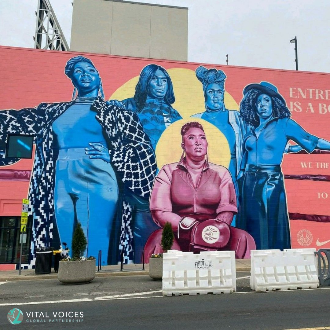 Recently, Takia joined <a href="/BGirlVentures/">BGV</a>  &amp; <a href="/Nike/">Nike</a> for their Community Mural Installation Project which aims to elevate Black &amp; Brown women Founders through the arts on a local level. Learn more about the <a href="/BGirlVentures/">BGV</a> Community Mural Installation Project: blackgirlventures.org/bgv-nike-murals