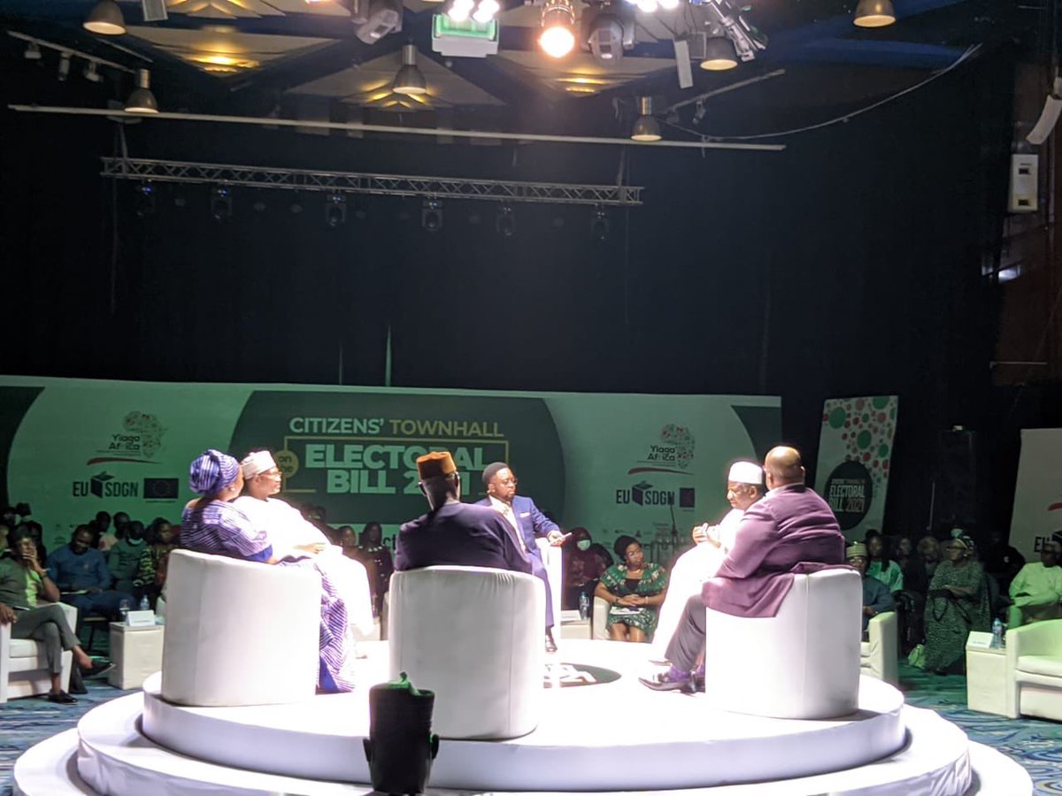 AmplifiedR's tweet photo. Attahiri Jega, Former INEC chairman: “The bill contains good  provisions That can enhance electoral integrity”

#FixElectionsNG 
#ARTrending
@YIAGA https://t.co/ofHvN1h1pc