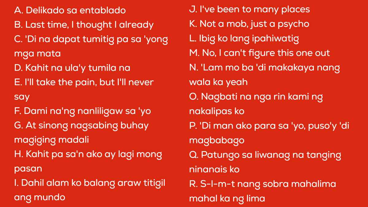 SB19SIMU's tweet photo. [Bazinga Tag Ambag Challenge]

Can you guess the song title and who's SB19 members sang the lines?hmmmm. I gave y'all one bonus to start your answers on reply😉

see attach photo below⬇️

@SB19Official #SB19
#Bazinga_SB19 is my hype song🎵 https://t.co/DwT4AsWf3i