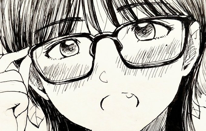 #絵柄が好みって人にフォローされたい
フォロー不要。
"メガネっ娘描き"はレンズの屈折を描けください 