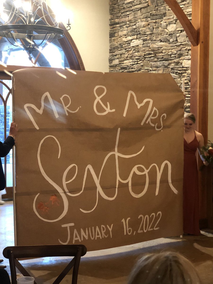 Football_TMHS's tweet photo. Welcome Coach and Mrs. Sexton to the Wildcat Family!
#SextonWedding https://t.co/BEffEckgop