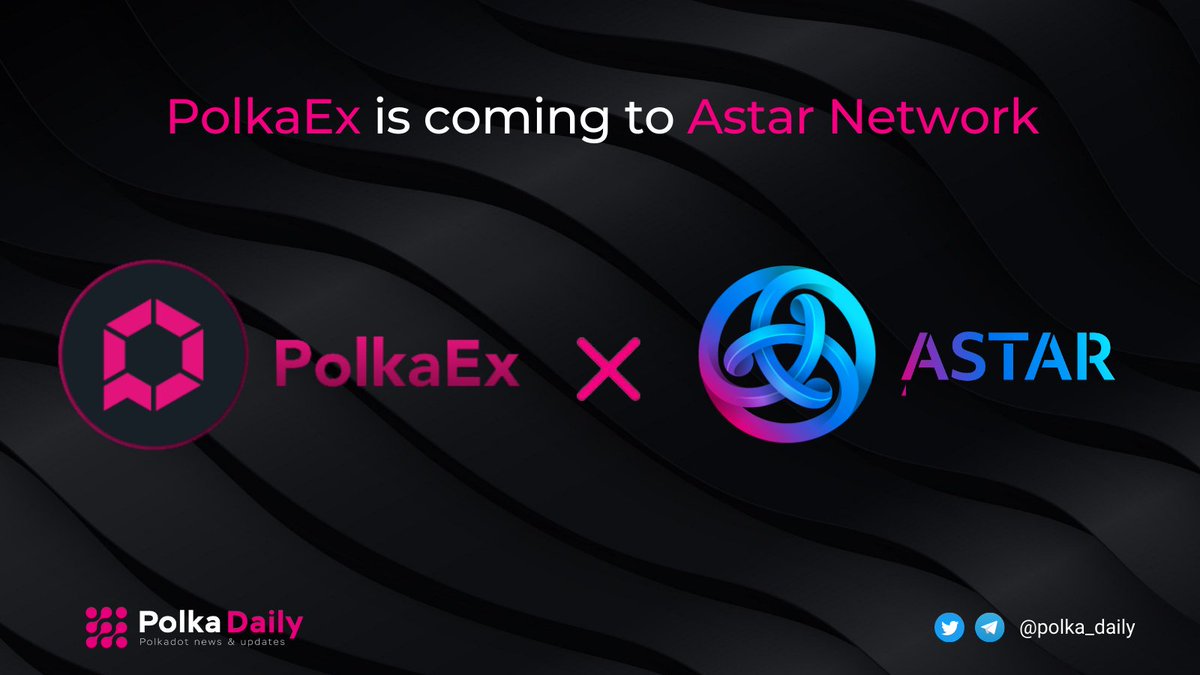 WorldDailyTK's tweet photo. ๐ @PolkaExOfficial - the first #DEX on @ShidenNetwork - is coming to @AstarNetwork.
#Polkaex with Swap, Farms, Launchpad, Pool, Auction features will utilize #AstarNetwork high TPS and lower transaction fees ๐๐
Learn more: https://t.co/OQP80r8jBF
$ASTR $SDN $PKEX #Shiden https://t.co/UsW4uQjgLA