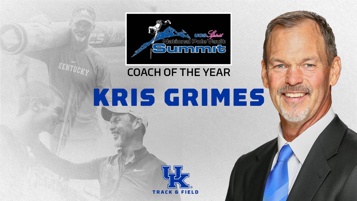 Congrats to <a href="/KrisXGrimes/">Kris Grimes</a> on being named the National Pole Vault Summit Coach of the Year!

Thank you for your constant hard work. You deserve this!

#UKTF