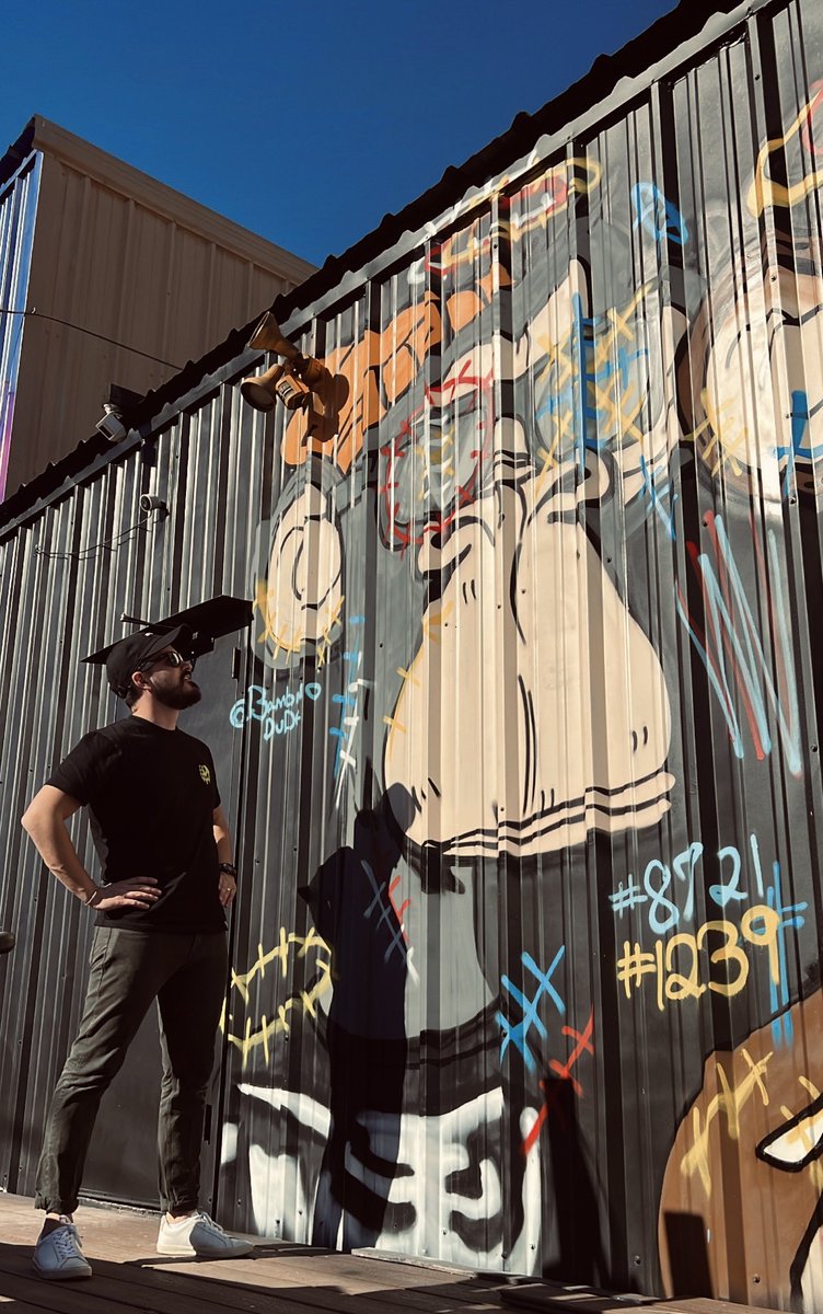 Chase (@bambinodude) on Twitter photo Ape meets Ape. Bambino born off the chain in #Austin, Texas. Check him out next to <a href="/Via313Pizza/">Via 313 Pizza</a> on East 6th.
Delivered by: <a href="/rube_zilla/">rube.zilla</a> + @DaddioEth.
Thx for making this possible <a href="/BoredApeYC/">Bored Ape Yacht Club ๐</a>. Ape meets Ape. Bambino born off the chain in #Austin, Texas. Check him out next to <a href="/Via313Pizza/">Via 313 Pizza</a> on East 6th.
Delivered by: <a href="/rube_zilla/">rube.zilla</a> + @DaddioEth.
Thx for making this possible <a href="/BoredApeYC/">Bored Ape Yacht Club ๐</a>.