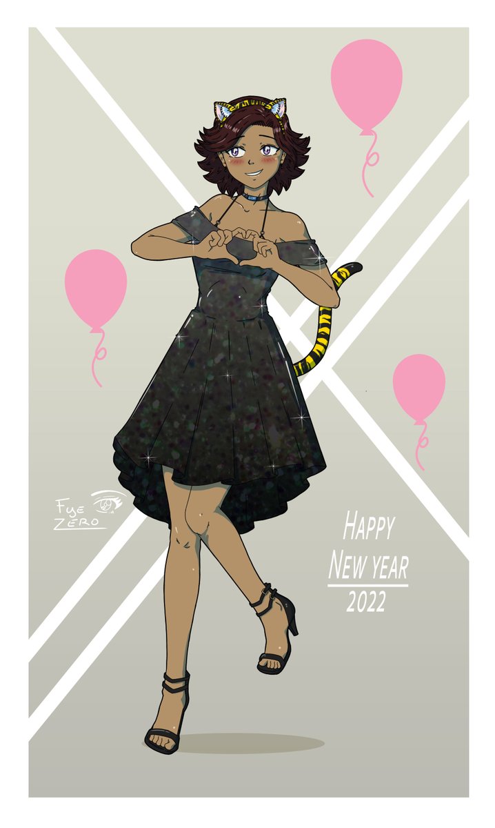 FyeZero's tweet photo. ¡Feliz año nuevo!... muy pero muy tarde #HappyNewYear2022 #originalcharacter #drawing https://t.co/jLPZpZaDc0