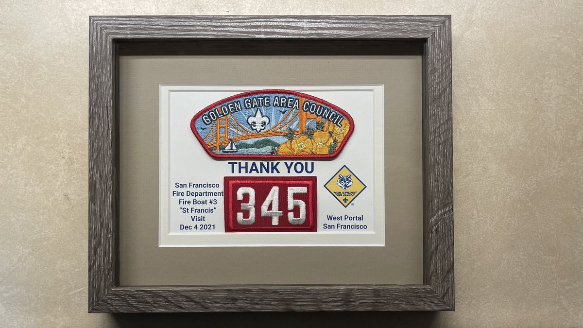 planzi's tweet image. Make these thank-yous for our Cub Scout Pack (this 1 is for @SFFDPIO for an awesome visit they did at our #RaingutterRegatta). Question for @donttrythis - which glue to use to adhere the patches to the cardstock? I reread the glue chapter in #EveryToolsAHammer and... not hotglue.