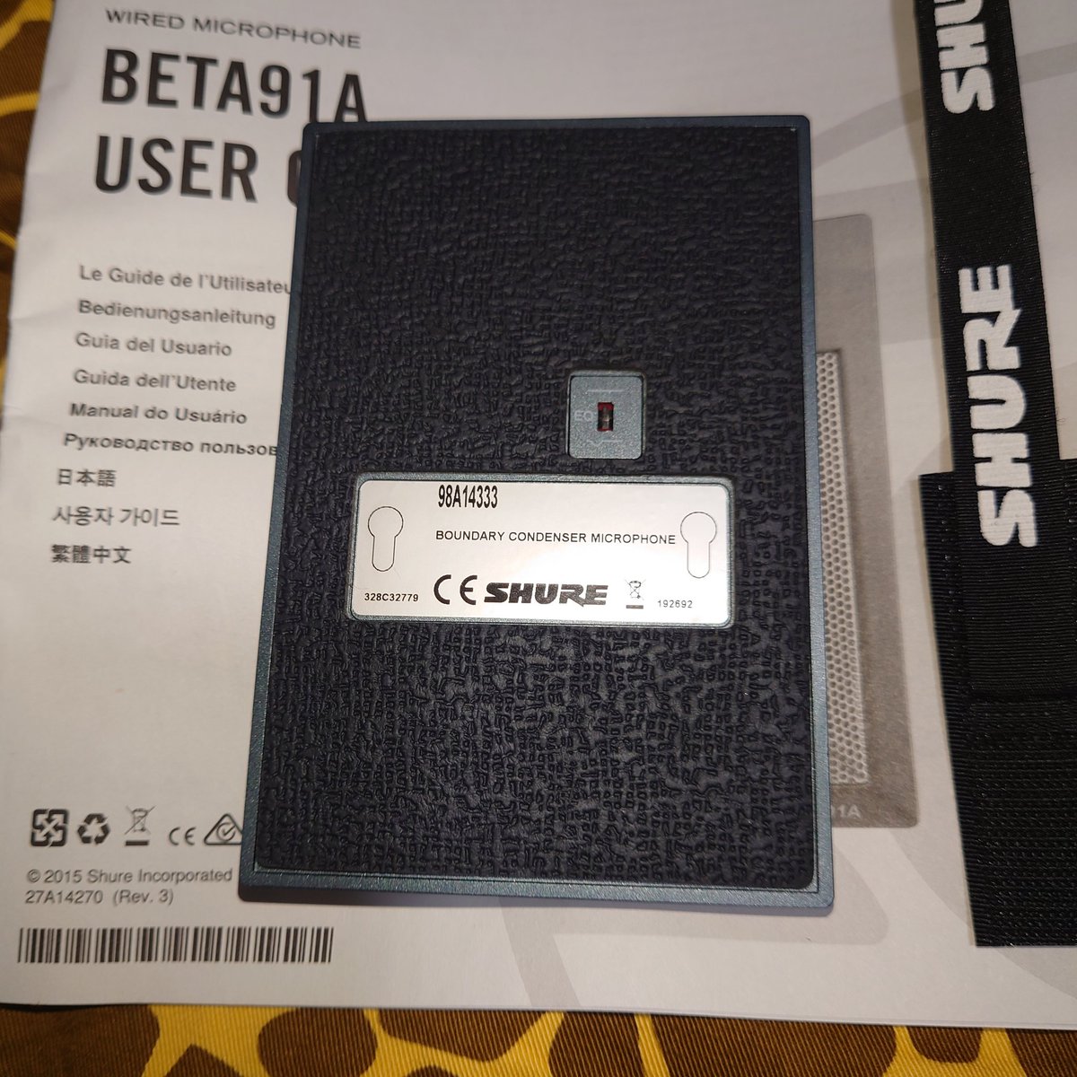 kinta1022's tweet photo. 【嫁に出します】
開封しただけの商品
送料込みの¥24000
いかがでしょうか?
#SHURE
#BETA91A https://t.co/H7SKDzELs5