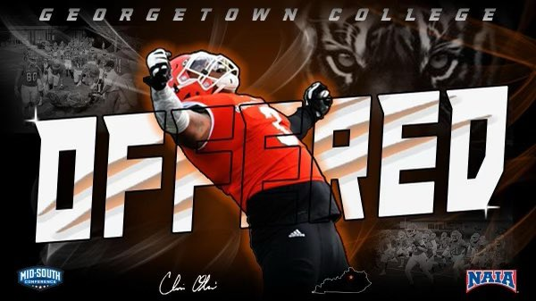 cmelch37's tweet photo. After a great visit and conversation with @GtownCoachO,  I am excited and blessed to receive an offer from Georgetown College @Gtown_Football https://t.co/KyZZKSRihL