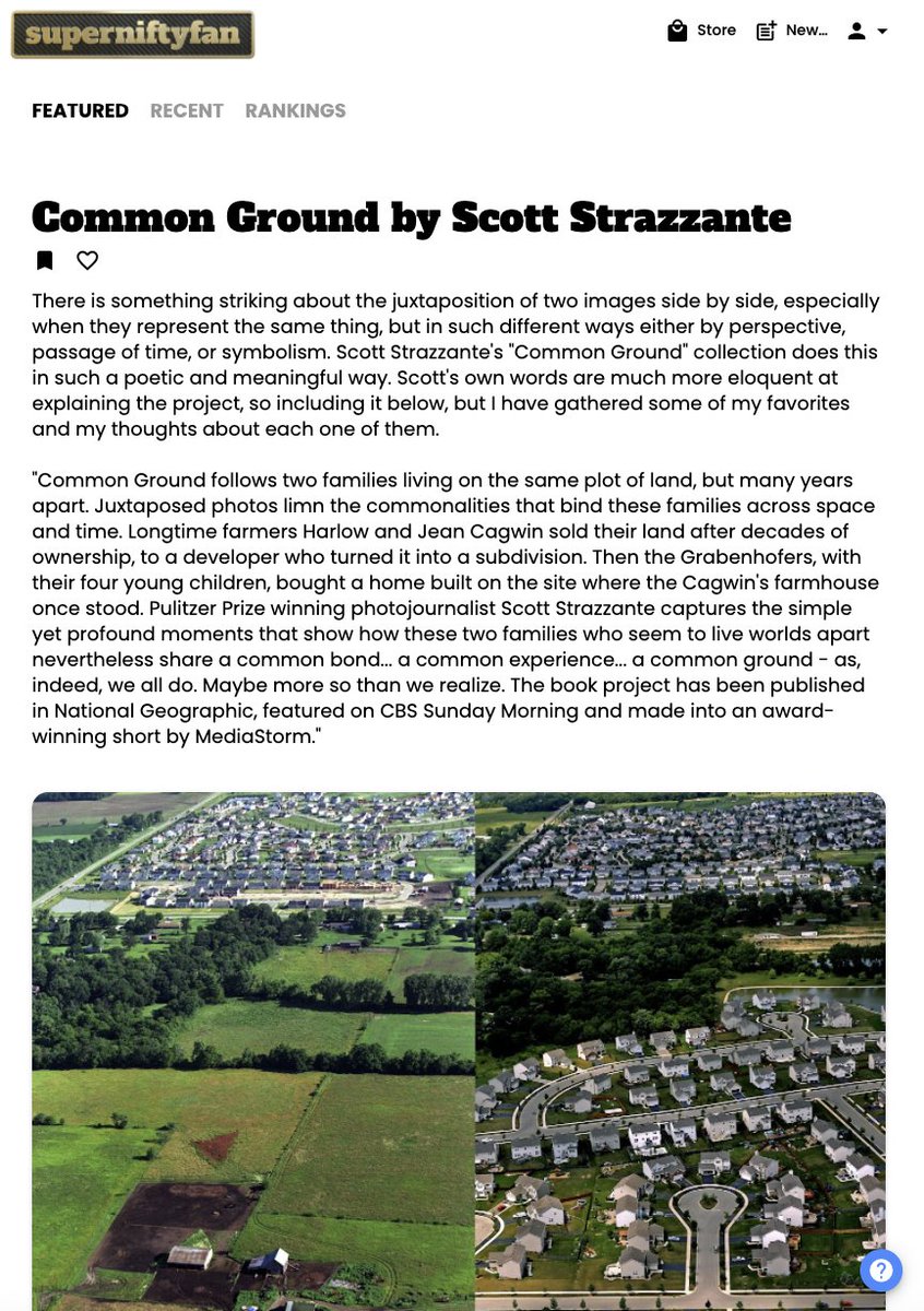 superniftyfan's tweet photo. Today I'm featuring @ScottStrazzante and his collection "Common Ground". It's one of those hidden gems that is truly worth diving into. I've written a feature that highlights several of my favorite pieces from the collection. Such amazing work, Scott. https://t.co/E1FAFgcoBN https://t.co/xVcOWwhwzB