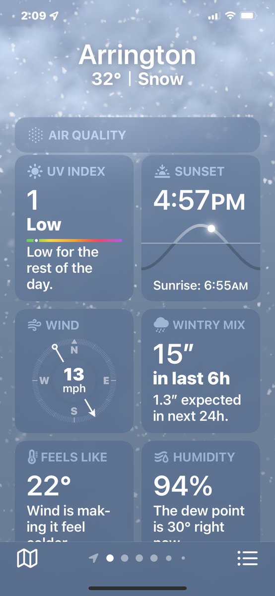 marydtn's tweet photo. @NashSevereWx From the weather app..it’s been snowing and or sleeting since 4am but I think there’s been a miscalculation! 😂 https://t.co/8N1vxY3dWw