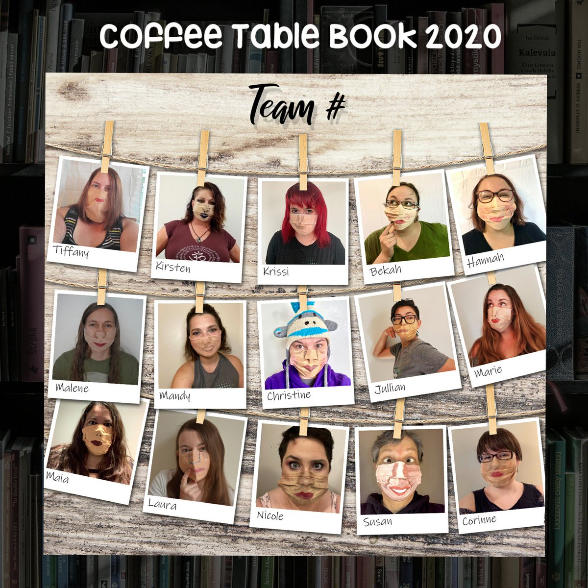 TeamHashtagGish's tweet photo. #CoffeeTableBook2020
#GISHHunt2020 #Item58
Paint a photo-realistic face of YOUR face on a mask so casual observers won't know that you're actually a thoughtful citizen. Take a photo of each member of your team wearing your not-a-mask mask.
Edited by @itsakrissi https://t.co/r3u8rhyYJd