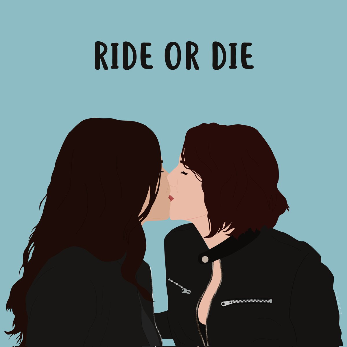 last commission i did for <a href="/sanversearper/">Deb Wynonna Vengence</a> 💙

rt if you're still ride or die for sanvers even in 2022