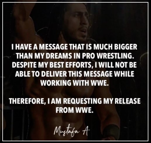 A2theKWrestling's tweet photo. So @AliWWE just requested his @wwe release...will they oblige? Where will ge go? What do you make of his request!?
.
#mustafaali #aliwwe #wwe #wwenews #wweraw #smackdown #prowrestling #aew #aewdynamite #aewrampage #allelitewrestling https://t.co/0kkVqBv5oL
