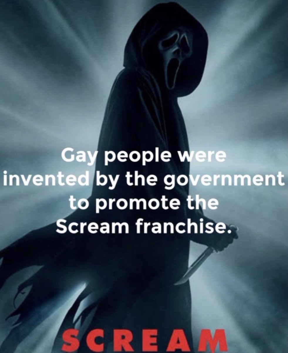 fearqueerspod's tweet photo. spread the word #scream https://t.co/JFxGGfusF5