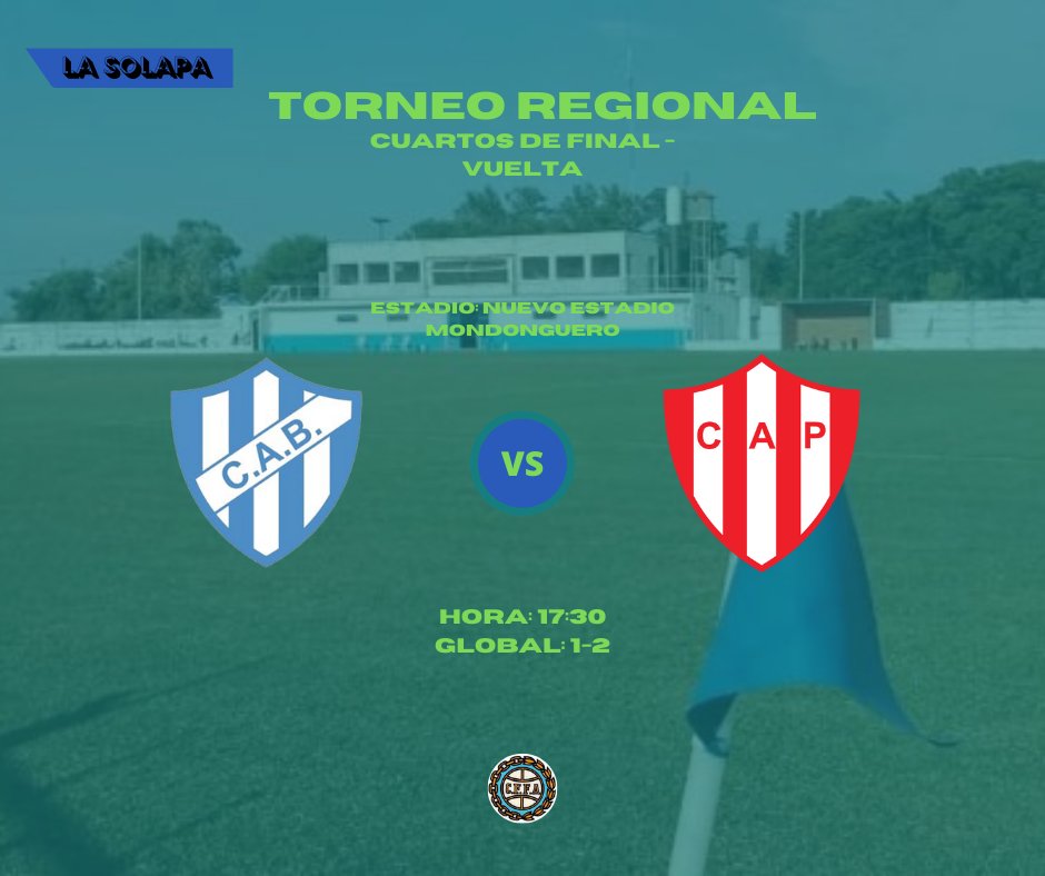 LaSolapaOk's tweet photo. #Entrerrianos | #TorneoRegional
SE DEFINES LOS CUARTOS 🔥
Hoy se definen los clasificados a las semifinales del Torneo Regional Federal Amateur 👏 https://t.co/UQIQkX2oG0